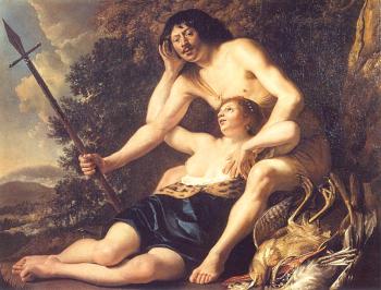 Christiaen Van Couwenbergh : Venus and Adonis